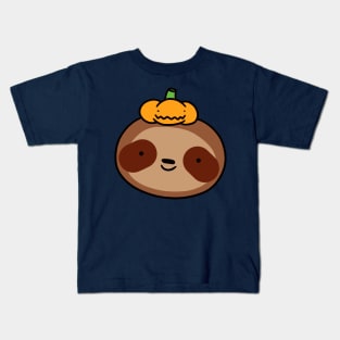 Pumpkin Sloth Kids T-Shirt